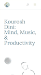 Mobile Screenshot of kouroshdini.com