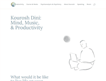 Tablet Screenshot of kouroshdini.com